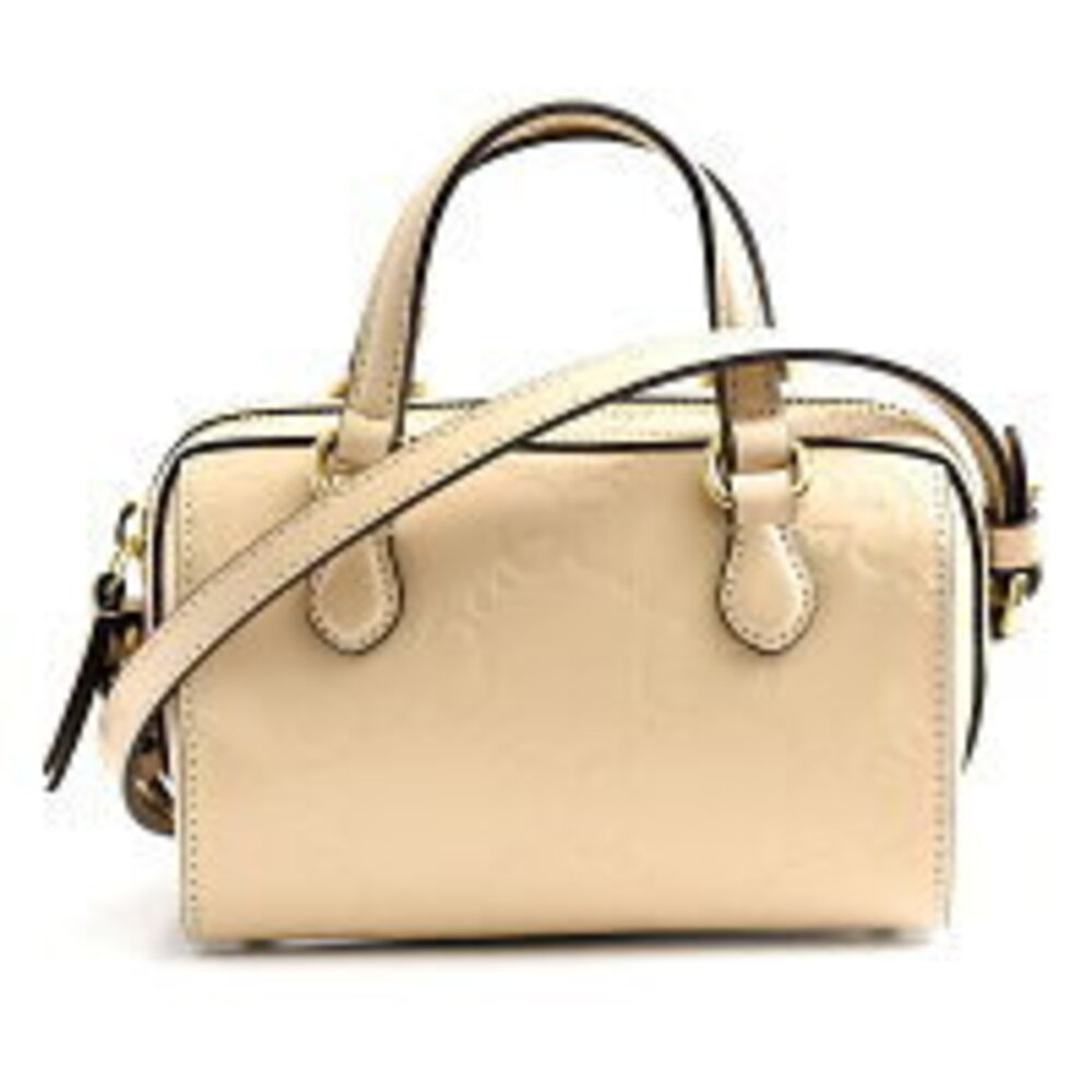 Gucci GG Super Boston Bag Jumbo Leather Beige